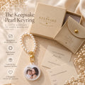 The Keepsake Pearl Keyring
